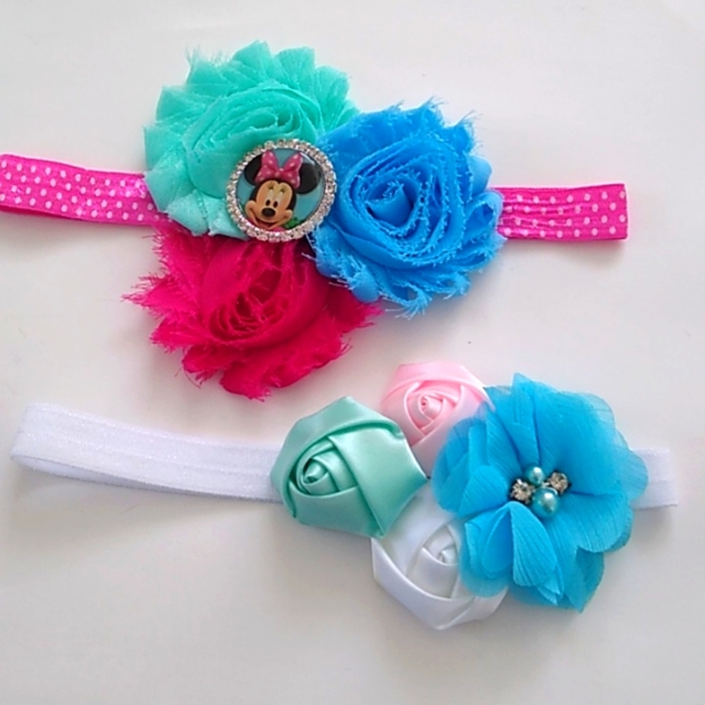 Minnie Mouse Headband Disney Hair Bands Set of 2